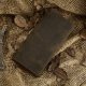 Men's Vintage Crazy Horse Leather Long Vertical Wallet